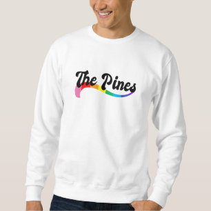 The Pines Fire Island NY Regenbogen-Logo LGBTQ Sto Sweatshirt