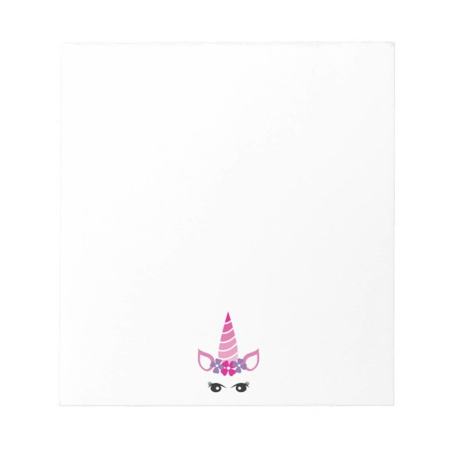 The Pink Unicorn Notizblock (Vorderseite)