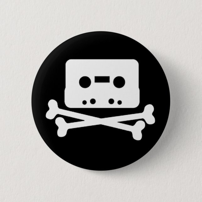 The pirate bay Button (Vorderseite)