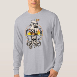 The Pirate of Seaborne (BLK Text) | Men Long Sleev T-Shirt