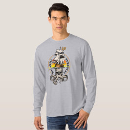 The Pirate of Seaborne (BLK Text) | Men Long Sleev T-Shirt