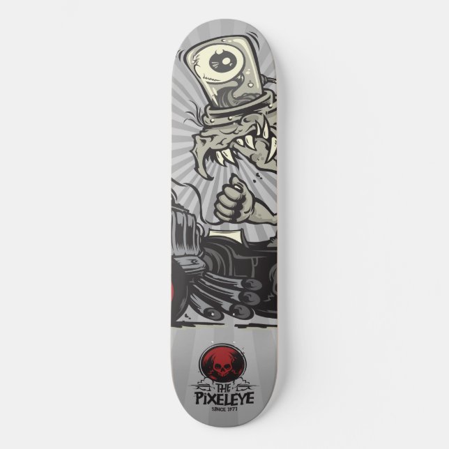 The Pixeleye - Monster I Skateboard (Vorderseite)