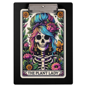 The Plant Lady Tarot   Gotische Botanische Skelett Klemmbrett