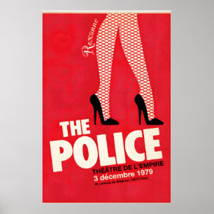The Police Live à Paris Affiche Roxanne