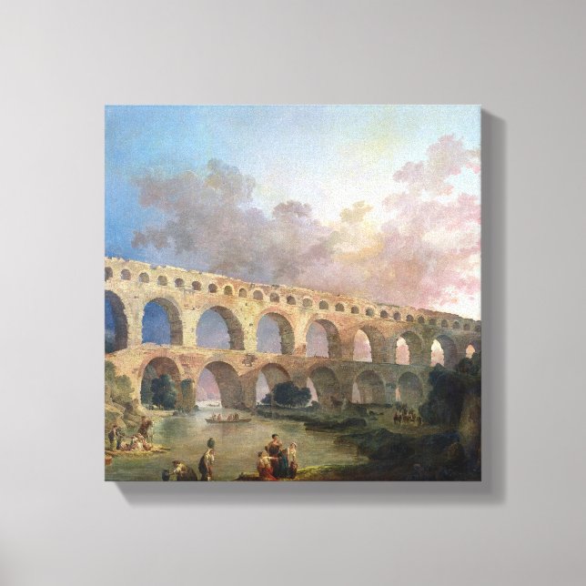 The Pont du Gard, Nimes, c.1786 Leinwanddruck (Vorderseite)