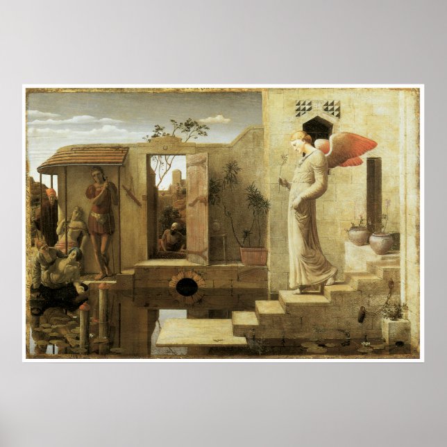 The Pool of Bethesda, 1876-77, Robert Bateman Poster (Vorne)