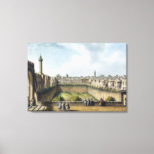 The Pool of Bethesda, Jerusalem, Pub. von William  Leinwanddruck