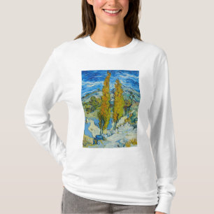 The Poplars at Saint Remy 1889 by Vincent van Gogh T-Shirt