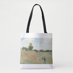 The Poppy Field near Argenteuil by Claude Monet Tasche