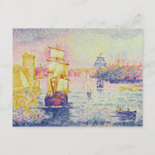 The Port of Marseilles, c.1909 Postkarte