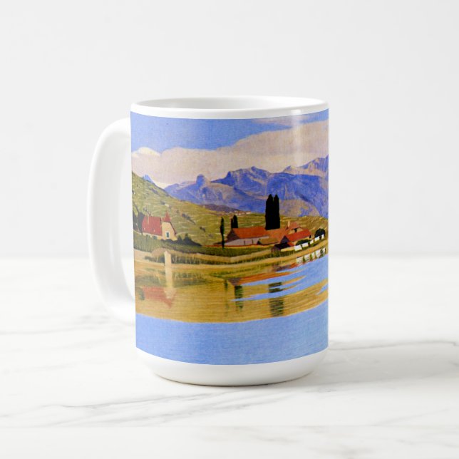 The Port of Pully, fine art, Kaffeetasse (Vorderseite Links)