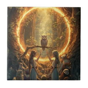 The Portal Between Trees Fliese