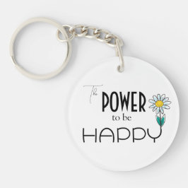 THE POWER TO BE HAPPY SCHLÜSSELANHÄNGER