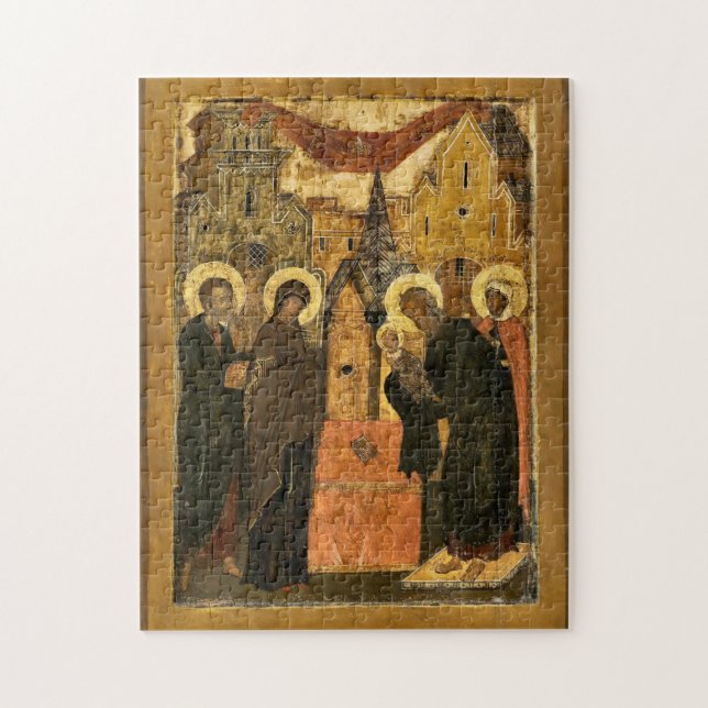 The Presentation of Christ into the Temple Icon    (Vertikal)