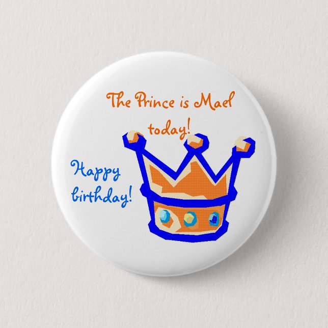 the prince is button (Vorderseite)