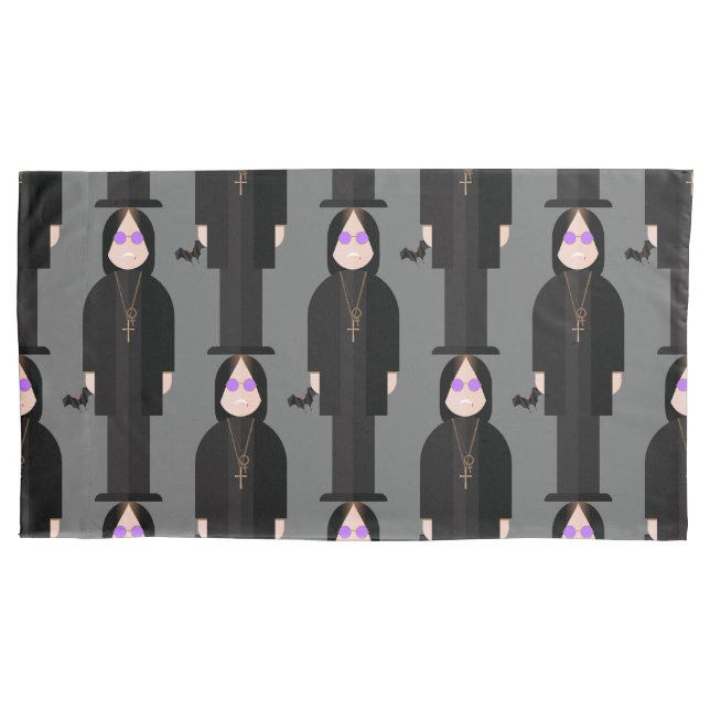 The Prince of Darkness – Rock Legend Pillowcase Kissenbezug (Vorderseite-Links)