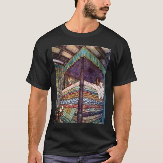 The Princes and the Pea Edmund Dulac T-Shirt (Vorderseite)