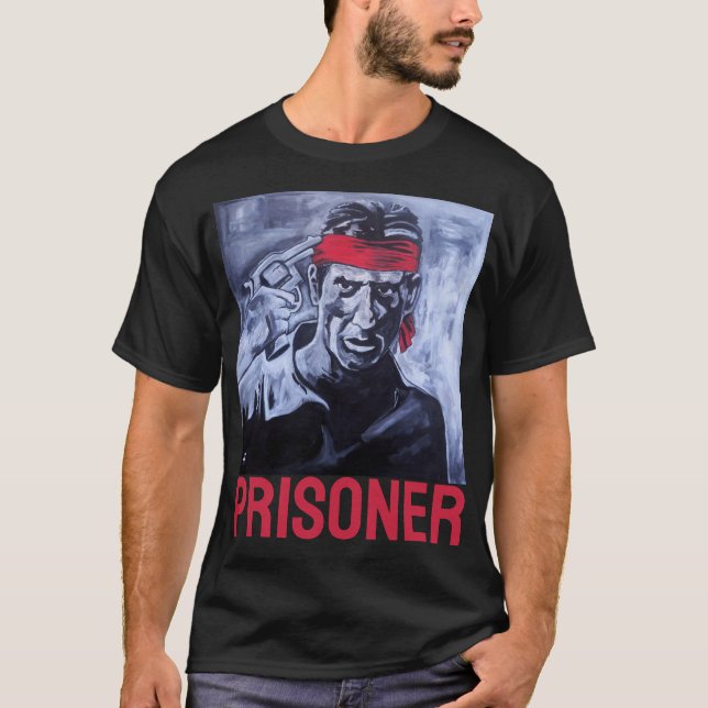 The Prisoner Painting by Alfred Fox T-Shirt (Vorderseite)