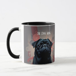 "The Pug Mug"- Mops-Hund-Kaffeetasse Tasse