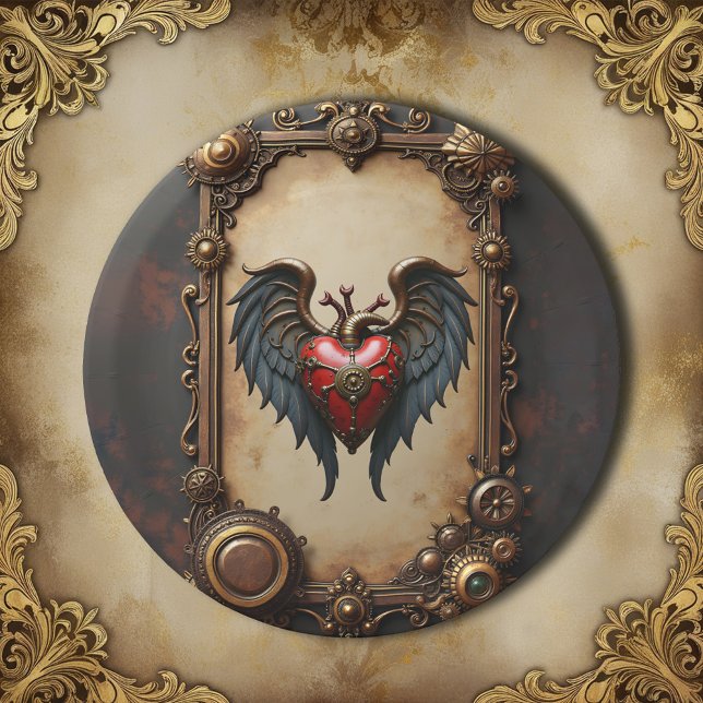 The pulsating heart of mechanics, pappteller (Von Creator hochgeladen)