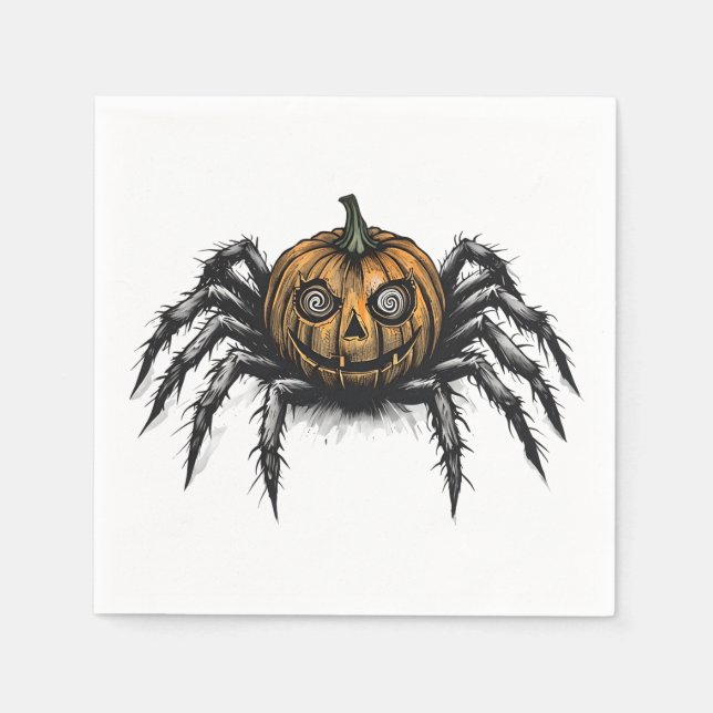 The Pumpkin-Headed Crawler Serviette (Vorderseite)