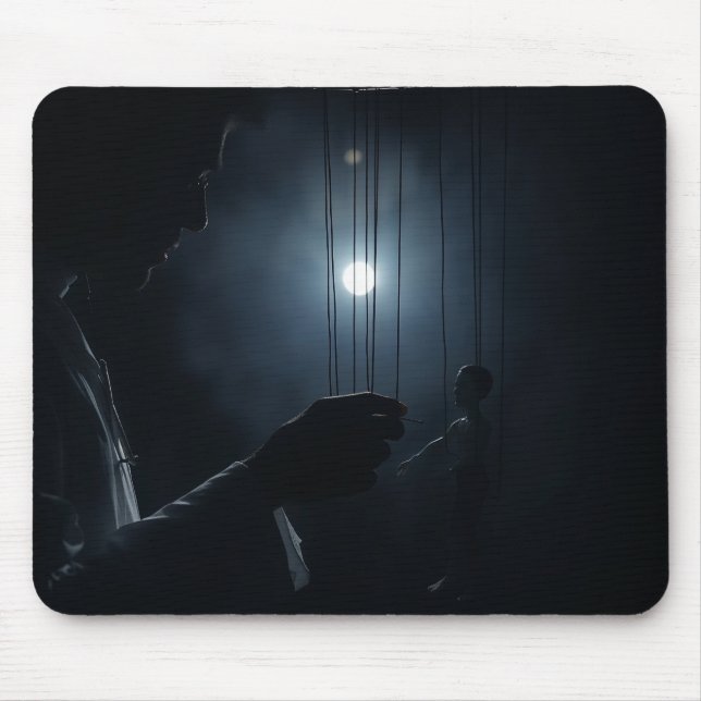 “The Puppet Surgeon” — Strings of Control Mousepad (Vorne)