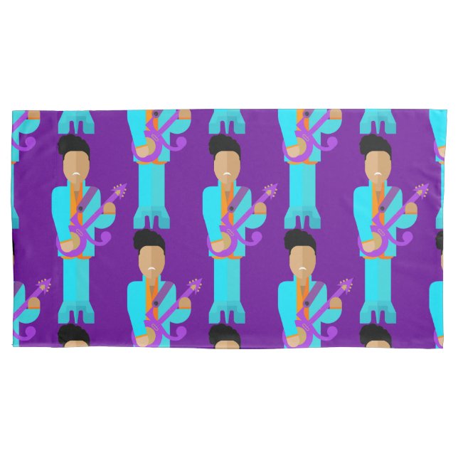 The Purple Pixie – Funk Legend Pillowcase Kissenbezug (Vorderseite-Links)