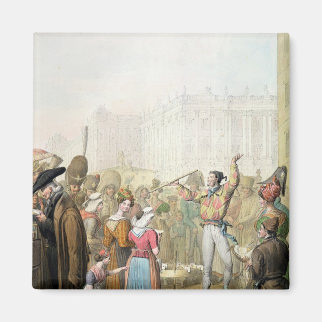 The Quai d'Ecole, Paris, 1831 Magnet (Vorne)