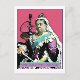 The Queen and The Hookah Postkarte