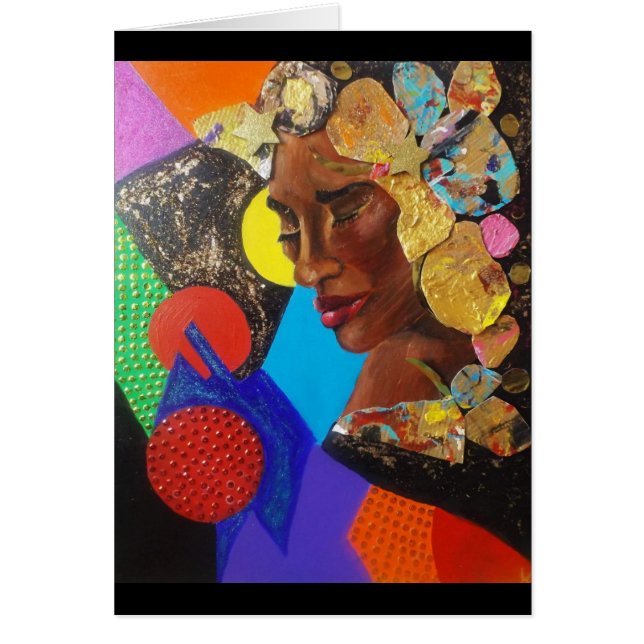 The Queen in Gold of Ophir Notecard (Vorne)