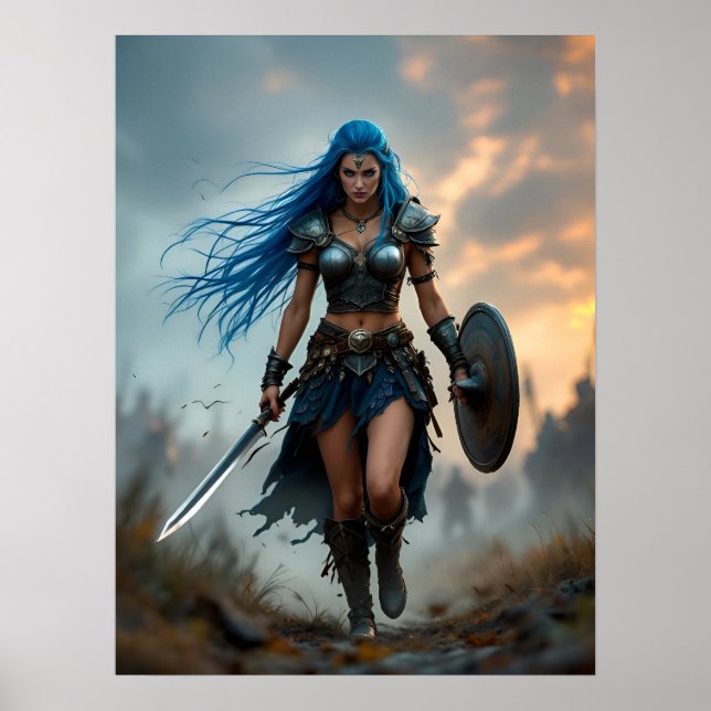 The Queen of Battle  Poster (Vorne)