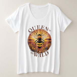 The Queen of the Wild Logo Große Größe T-Shirt