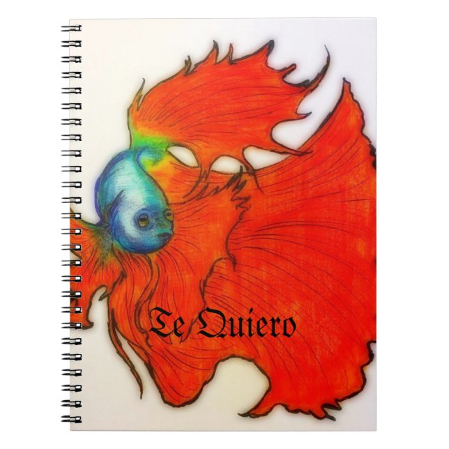 The Quiero Beta Fish Notebook Notizblock (Vorderseite)