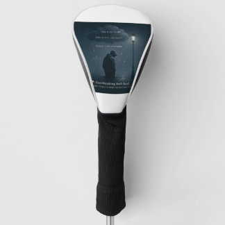 The Quiet Spiral – Realistic Overthinking Tee Golf Headcover