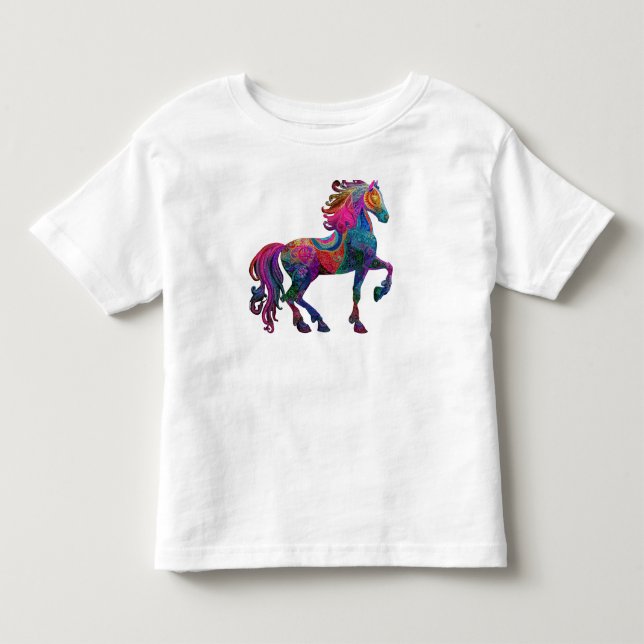The Quilted Horse Kleinkind T-shirt (Vorderseite)