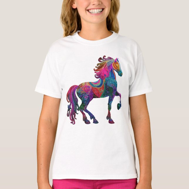 The Quilted Horse T-Shirt (Vorderseite)