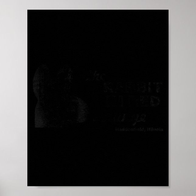 The Rabbit In Red Lounge Halloween  Poster (Vorne)