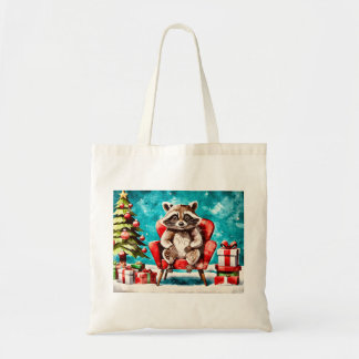 The Raccoon’s Christmas Chair Tragetasche
