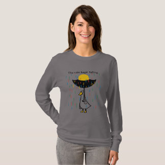 The Rain Kept Falling Damen Langarmshirt T-Shirt