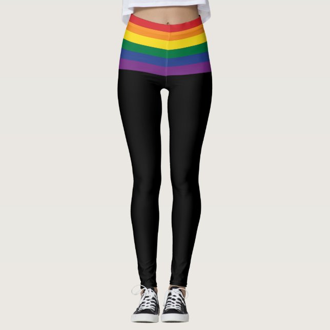 The Rainbow Flag Leggings (Vorderseite)