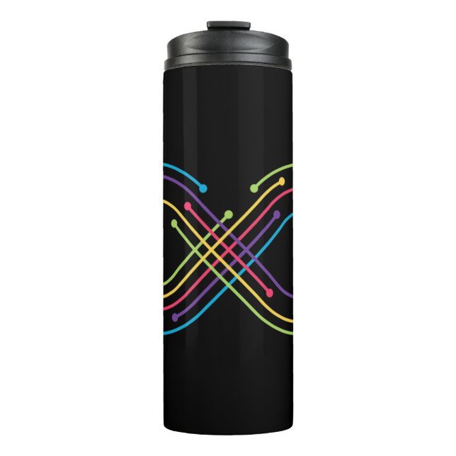 The rainbow infinity can symbolize anything it mea thermosbecher (Vorderseite)