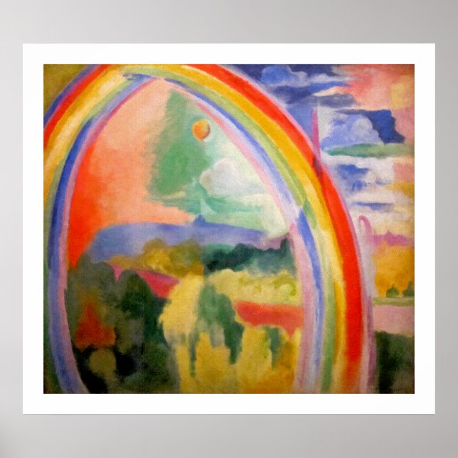 The Rainbow - Vintag Classic - von Robert Delaunay Poster (Vorne)