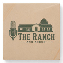 The Ranch - Logo Stein Untersetzer