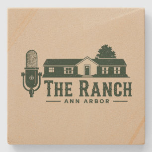 The Ranch - Logo Stein Untersetzer