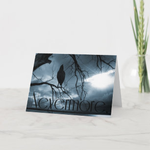 The Raven - Nevermore Sunams & Tree Blue Karte