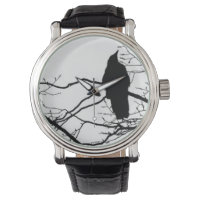 The Raven - Poet on a Tree Branch