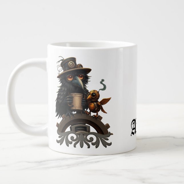 The raven powered by Coffee Jumbo-Tasse (Links)