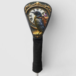 The Raven’s Clockwork Delivery  Golf Headcover