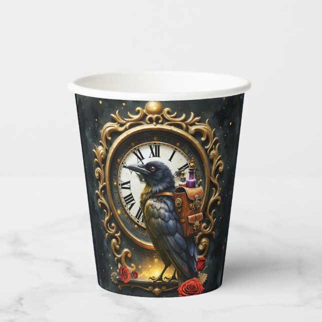 The Raven’s Clockwork Delivery  Pappbecher (Vorderseite)