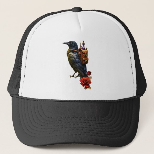The Raven’s Clockwork Delivery  Truckerkappe (Vorderseite)